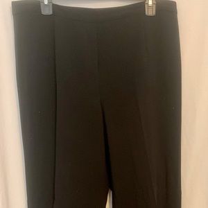 Black Nyguard flat front slacks